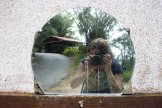 2377 Hilary Reflection in Circular Mirror Penang Hill.JPG (152 KB)